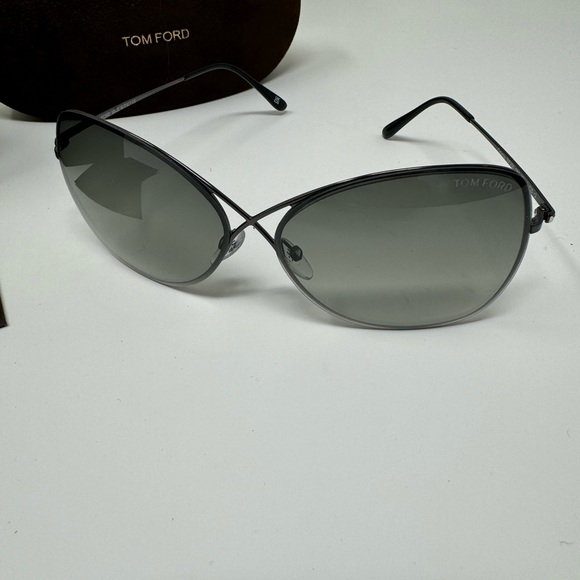 💯Authentic TOM FORD butterfly metallic Collette sunglasses TF 250 Gradient - Picture 2 of 3